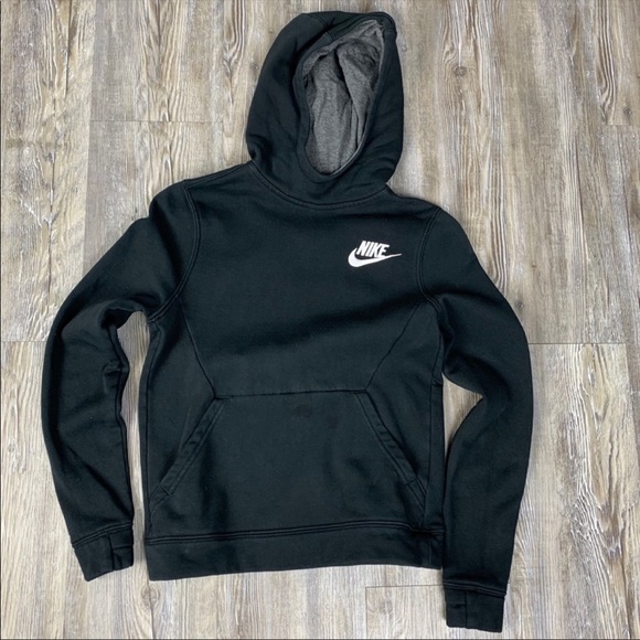Nike Other - Nike Black Fleece Hoodie Sweatshirt Size Medium